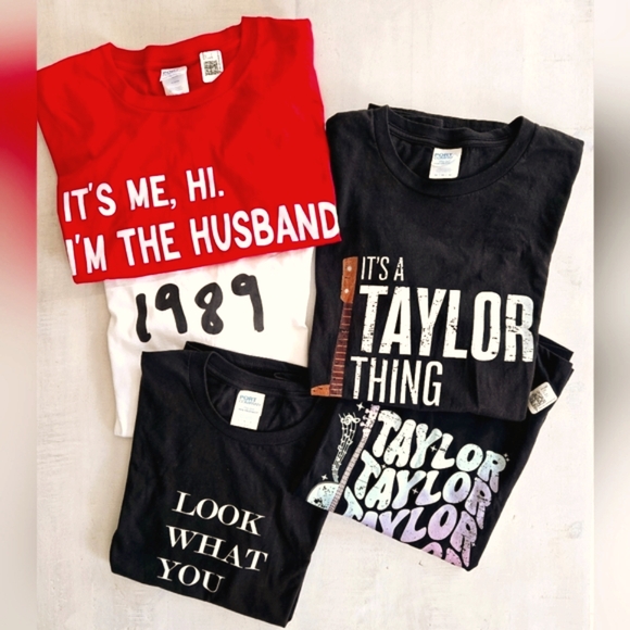 Taylor Swift T-shirt Bundle, Youth & Adult Sizes, New - Picture 1 of 6